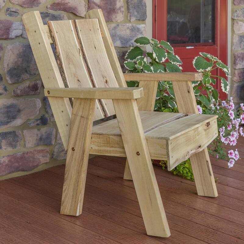 Live Edge Locust Wood Timberland Chair