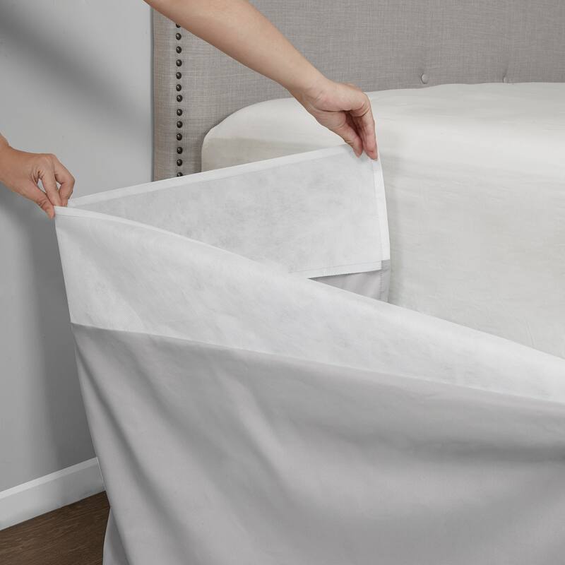 Madison Park Simple Fit Wrap Around Adjustable 26-inch Drop Bedskirt