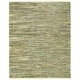preview thumbnail 66 of 82, SAFAVIEH Handmade Rag Rug Bookem Casual Stripe Cotton Rug with Fringe 6' x 9' - Light Green/Multi - Rectangle