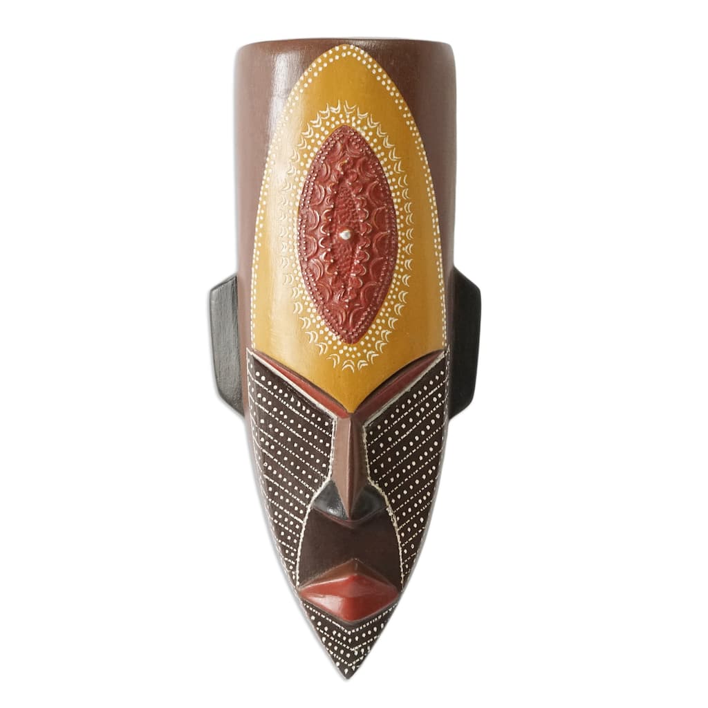Novica Handmade True Legend African Wood Mask
