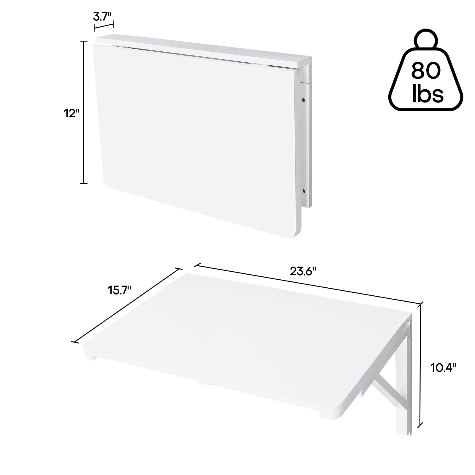Multifunctional Wall Mounted Wooden Folding Desk On Sale Bed
