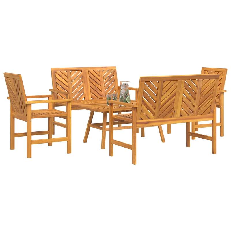 vidaXL 3/4/5 Piece Garden Lounge Set Solid Wood Acacia