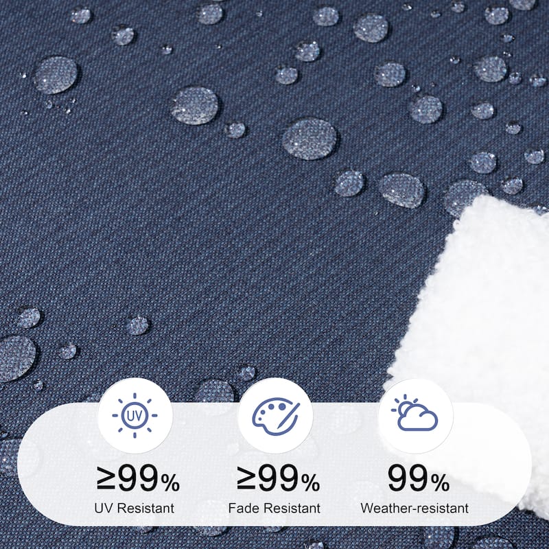 21 W in x 22 D in Outdoor Deep Seat Chair Cushion Set Dining Patio Chair Pad Set