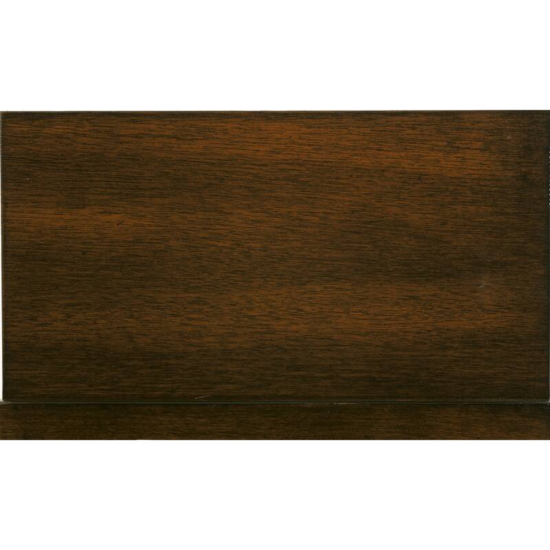 Contemporary End Table with Drawer and Shelf Dark Cherry Finish Wooden Furniture 1pc