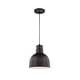 preview thumbnail 8 of 15, Millennium Lighting R Series 10" Cord Hung Indoor/Outdoor Deep Bowl Shade Satin Black