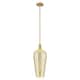 Option Mercury Deco Swirl Shade / Brushed Brass