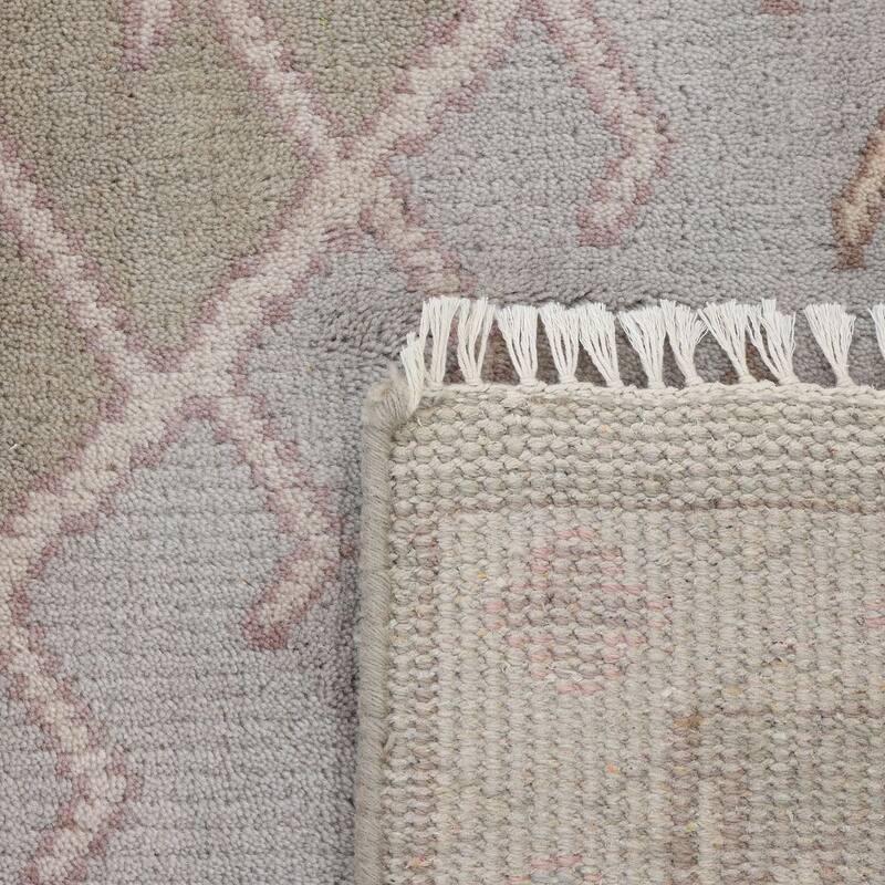 Overton Handmade Modern Contemporary Geometric Area Rug