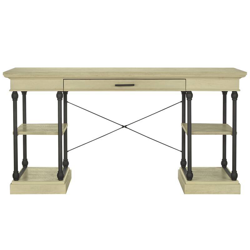 Barnstone Cornice 1-drawer Storage Writing Desk by iNSPIRE Q Artisan