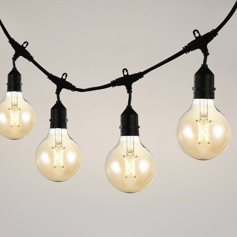 Light Society Set of 4 Niva G25 LED Filament Light Bulbs