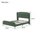preview thumbnail 23 of 22, Modern PU Leather Upholstered Platform Bed - No Box Spring Needed