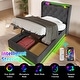 preview thumbnail 2 of 44, Lift Up Storage Platform Bed with USB Ports on Linen/PU Upholstered Headboard, 360° LED Low Profile Bed Frame, Remote Control