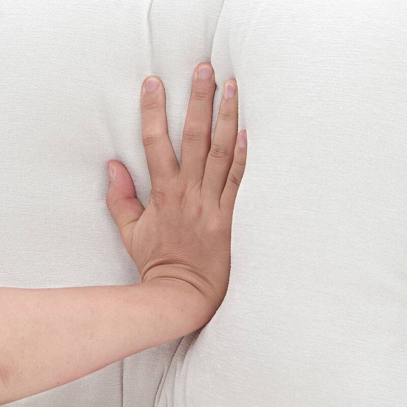 Modular U-shaped Sectional Sofa with 4 Waist Pillows, 6-Seat Upholstered Sofa with Chaise Lounge, Oversized Chenille Cloud Sofa