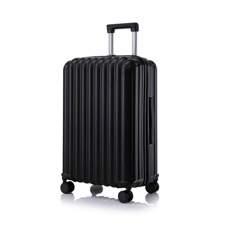 Carry on Hardshell 3 Piece ABS Luggage Set with Cup Holder & USB Port & Phone Holder