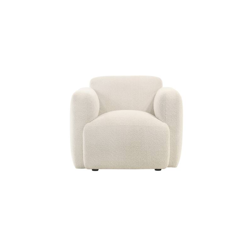 Sierra Ivory Boucle Accent Chair, Loveseat, Sofa, or Living Room Set