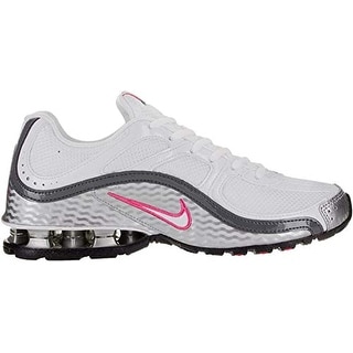 Nike Women's Reax Run 5 Shoes White/Metallic Silver/Dark Grey 9 - Overstock - 31751519