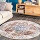 preview thumbnail 40 of 104, nuLOOM Vintage Harriet Medallion Fringe Area Rug