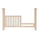 preview thumbnail 2 of 5, Milk Street Cameo Oval Crib Toddler Bed Conversion Kit Brown