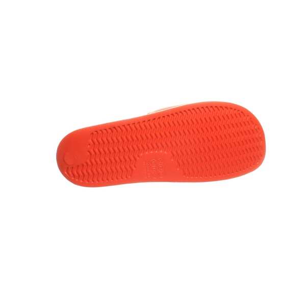 red reebok slides