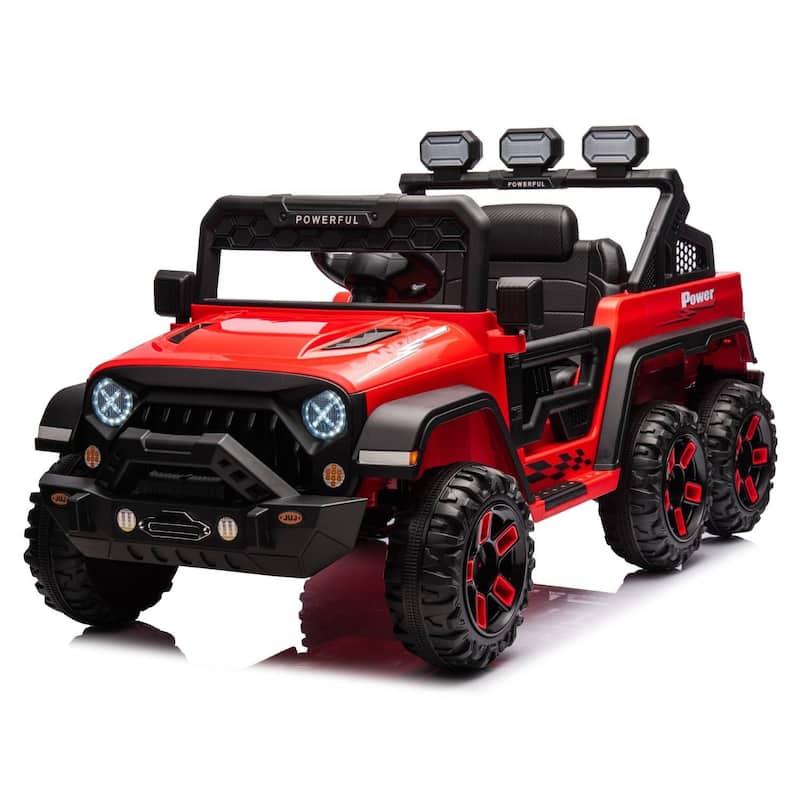 24V Battery Powered Electric Car Vehicle Toy for Kids Best Gift - Red