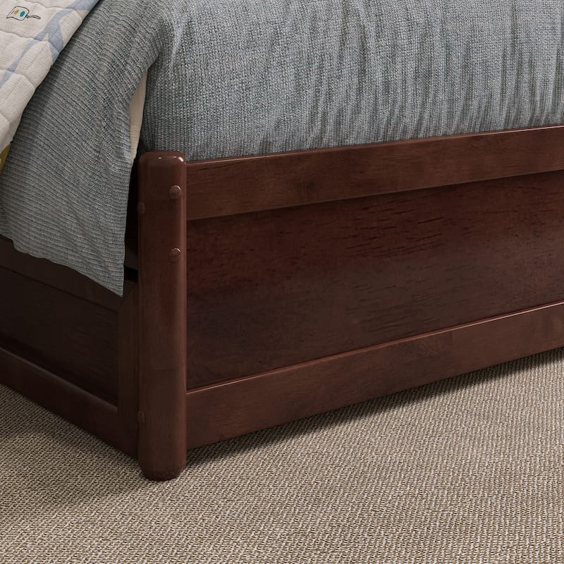 Everett Platform Bed with Panel Footboard and Storage Drawers