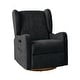 preview thumbnail 25 of 29, Remo Modern Nursery Swivel Glider Recliner with Built-in Nightlight and Storage Bags by HULALA HOME