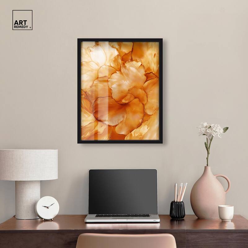 Sunlit Bloom II Shadowbox by Art Remedy