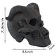 preview thumbnail 14 of 12, Refractory Materials Fireproof Imitated Human Fire Pit Skulls Gas Log