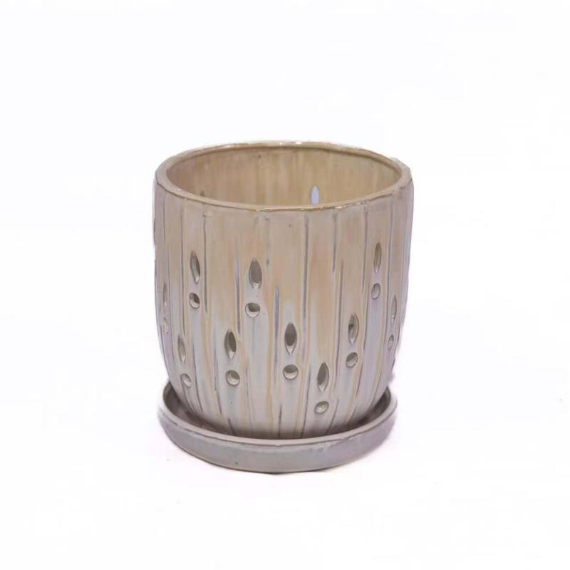 Modern Ceramic Flowerpot (Set of 2)