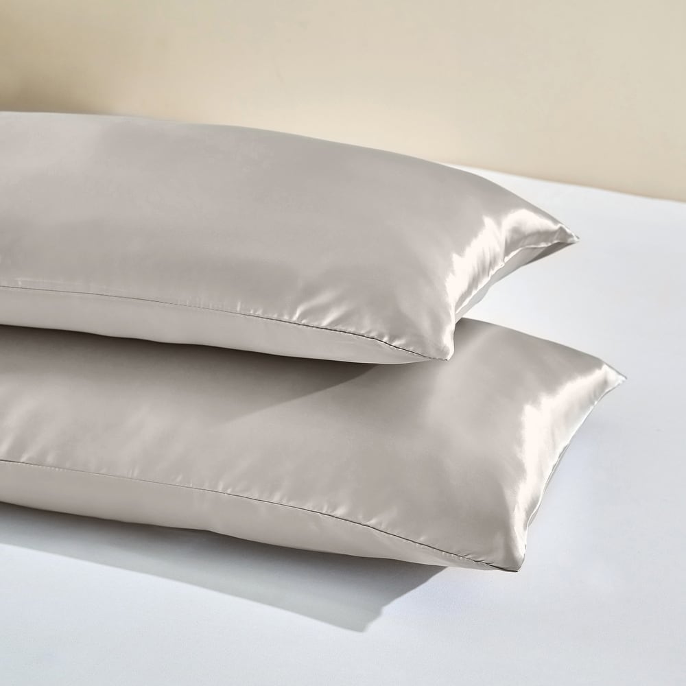 2 Pack Satin Pillowcase Silky Pillow Cases Set