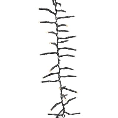 Kurt Adler CUL 1000-Light 33-Foot Cluster Light Set with Classic White 3MM LED Bulbs