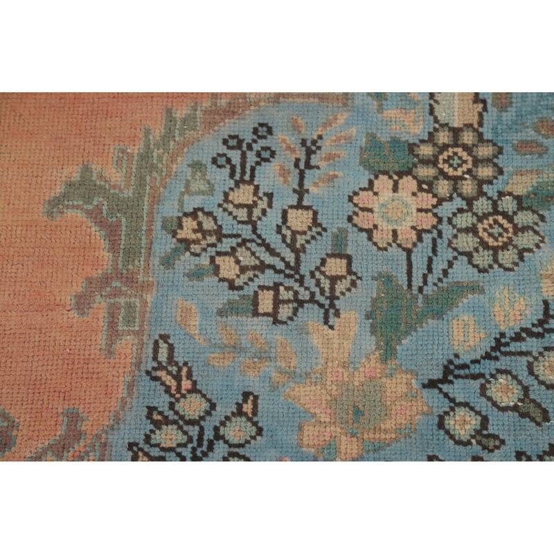 Tabriz Persian Vintage Area Rug Handmade Oriental Wool Carpet - 6'8" x 9'11"