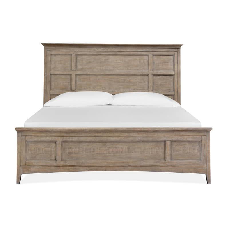 Magnussen Home Paxton Place Dovetail Grey Panel Storage Bed
