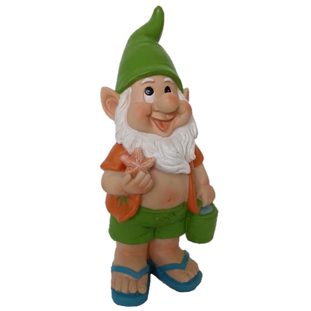 8" Beach Gnome with Starfish