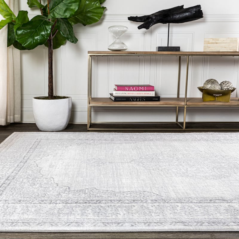 JONATHAN Y Loom Ornate Medallion Traditional Area Rug