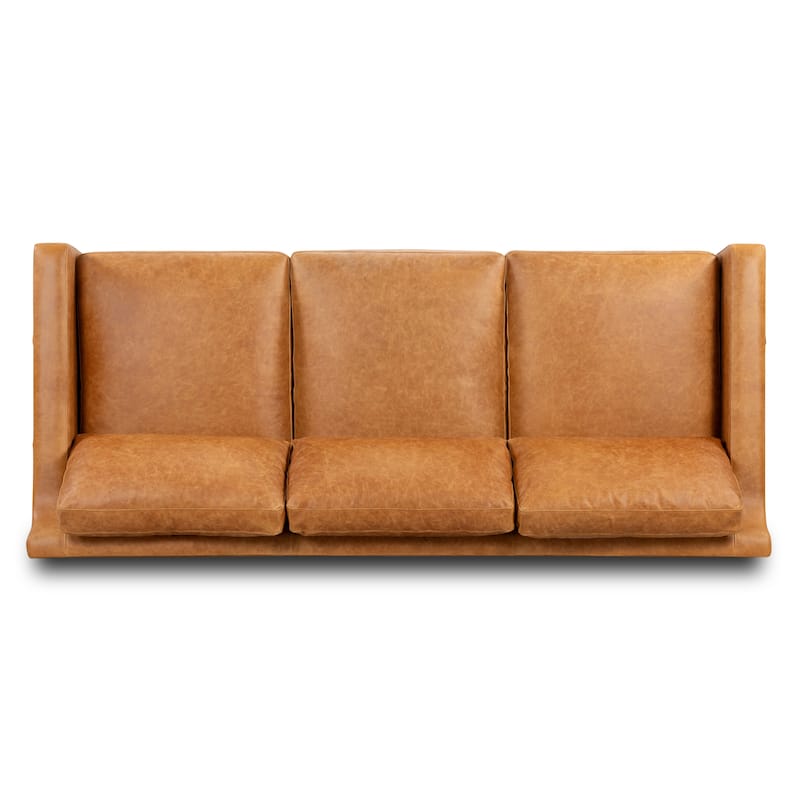 Poly & Bark Sorrento Sofa - Full Grain Genuine Italian Leather