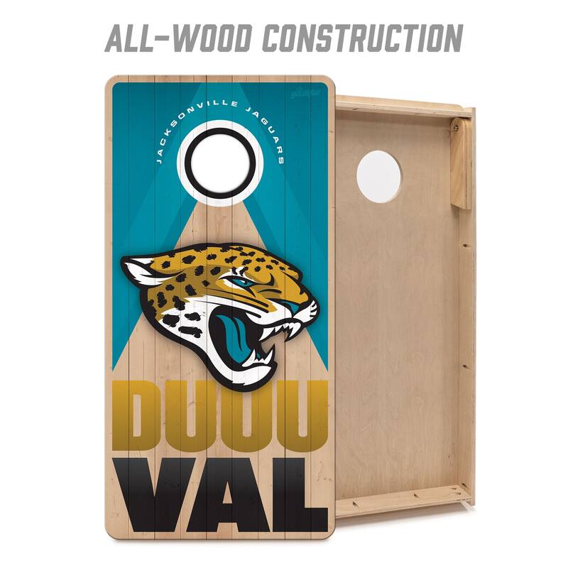 Jacksonville Jaguars NFL 2x4 Professional Cornhole Board Set