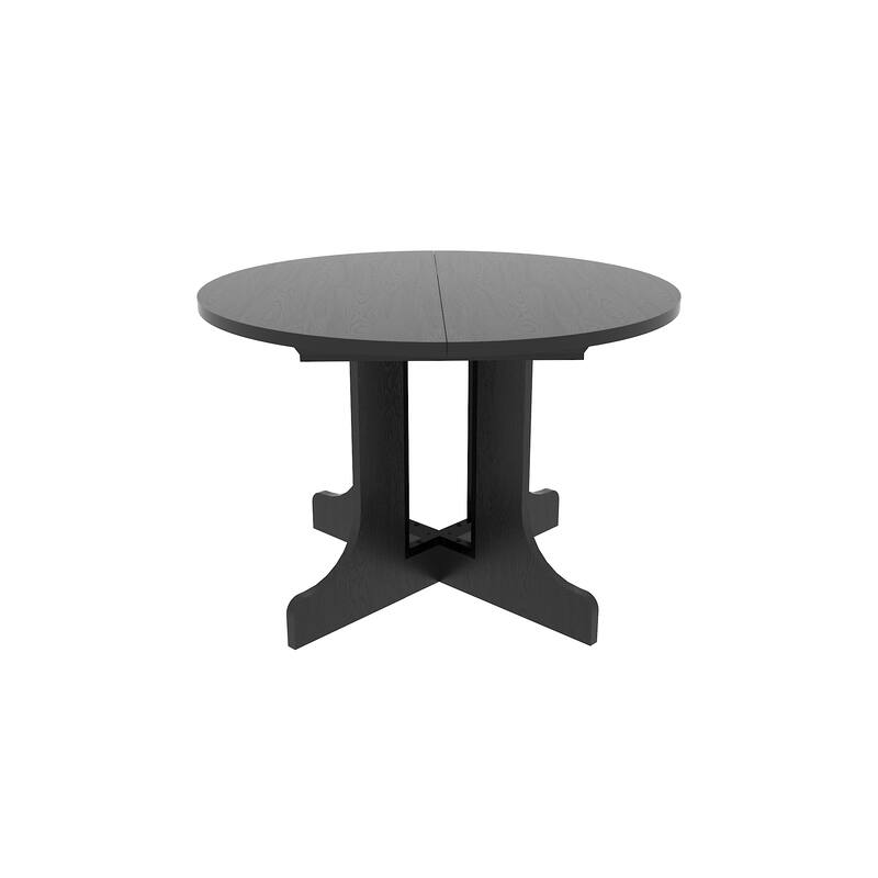 Dining Table for Farmhouse Kitchen with Expandable Oval Table Top