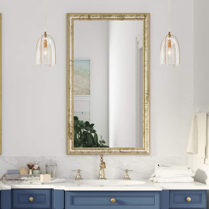 Modern Gold Pendant Light Fixture with Seeded Glass Shades for Foyer and Kitchen Area
