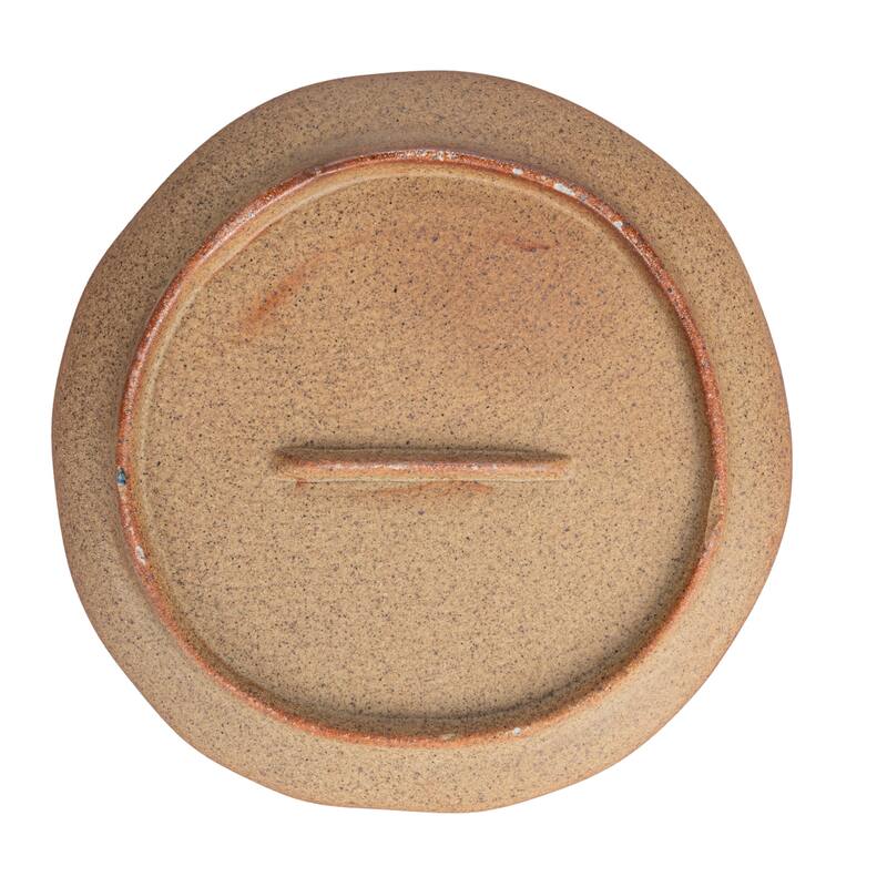 Stoneware Plate Set with Insect and Bird Designs