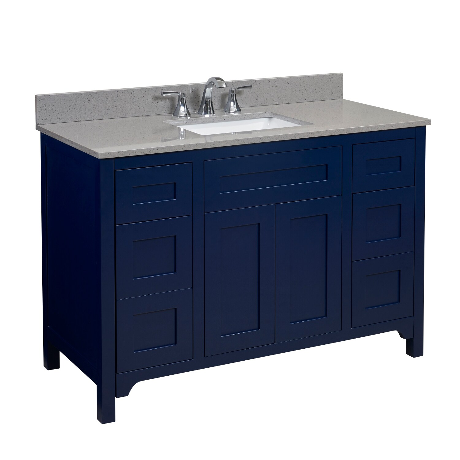 Altair Design Imperia 49 In Mountain Gray Bathroom Vanity Top With White Sink Altair Design Imperia 49 In Mountain Gray Bathroom Vanity Top With White Sink