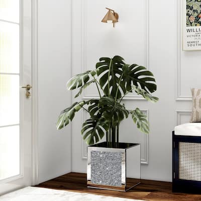 Glass Pot Planter Set Of 2