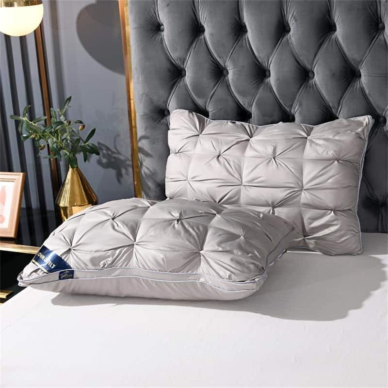 Bed Pillow, 2 Pack Hotel Collection Super Soft Down Alternative Sleeping Pillows for Side Sleeper or 4 Packs Pillows