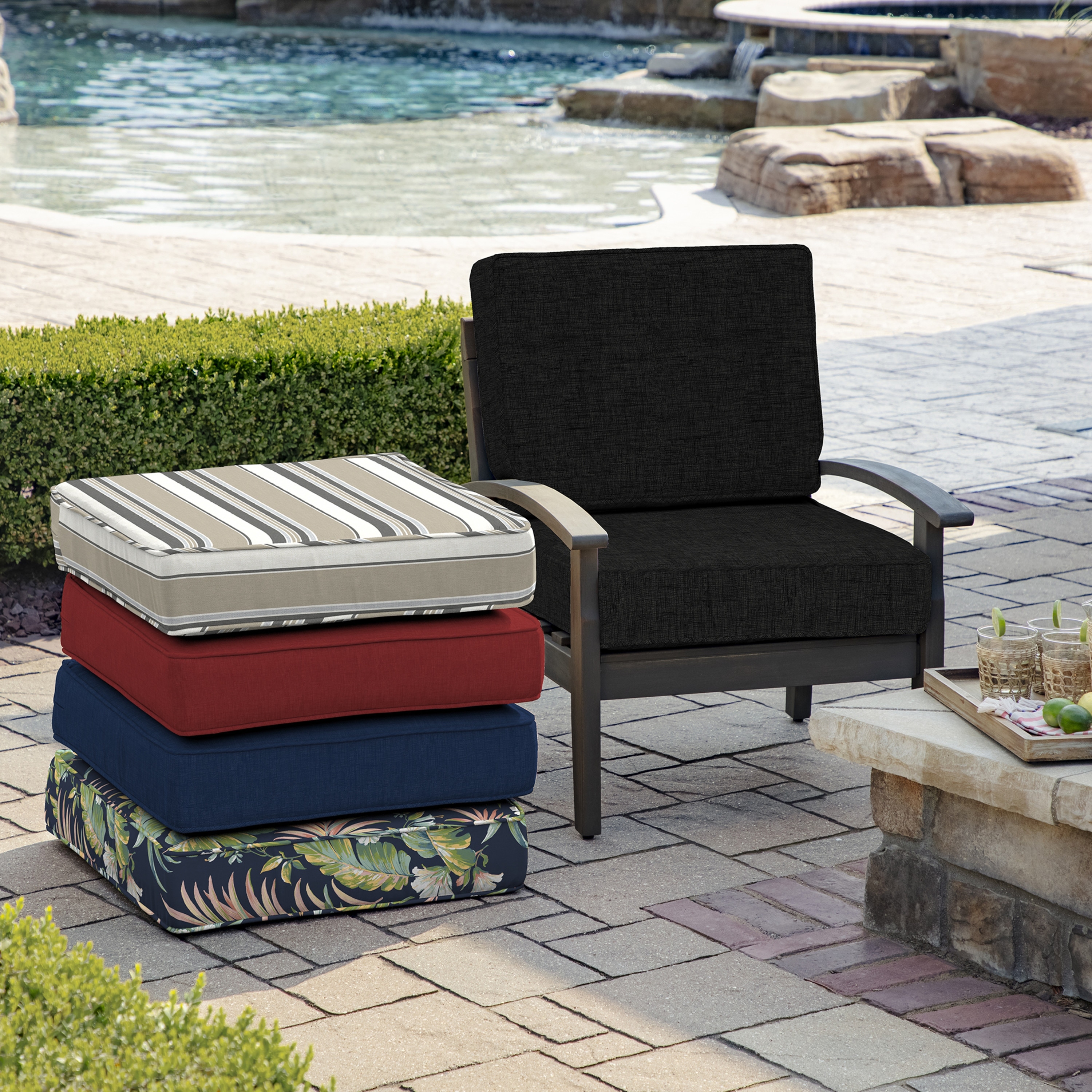 Arden Selections ProFoam Essentials Outdoor Firm Deep Seating Cushion Set 24 x 24 On Sale Bed Bath Beyond 36790310