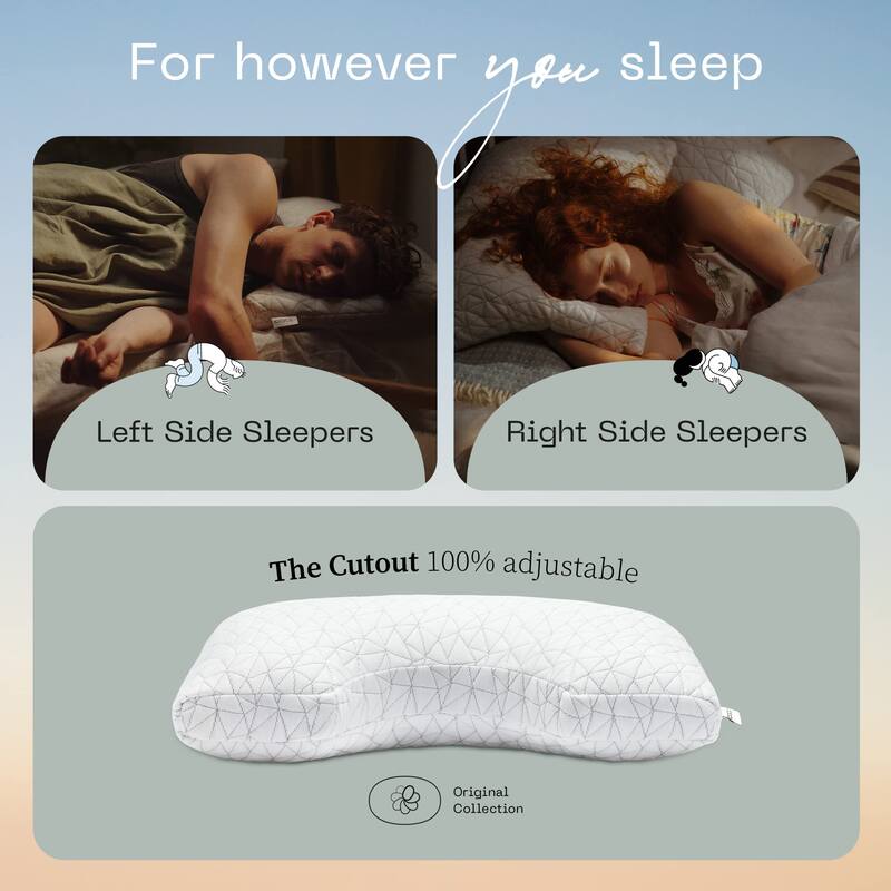 Adjustable Pillow, King Bed Pillows for Neck & Head Support, Foam Pillows Medium Firm for Back