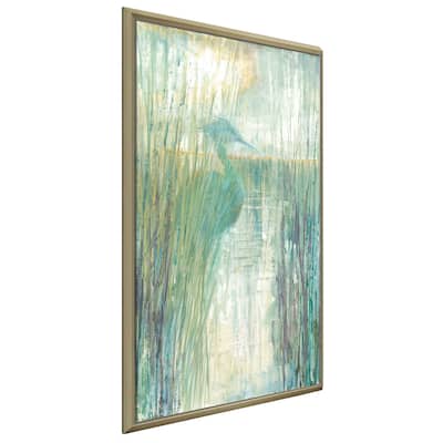 "Morning Egret I" by Ruane Manning Print on Floating Canvas