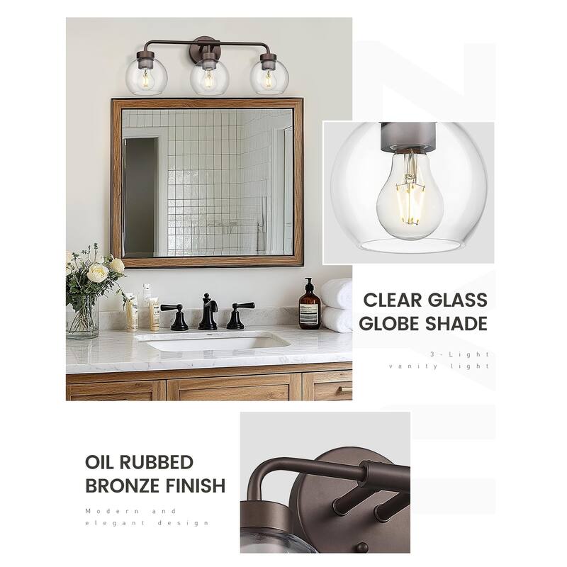 3/4/5 Light Bathroom Vanity Light Fixture