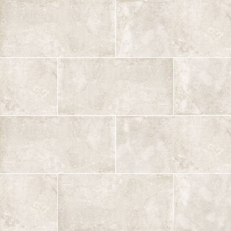 Ackland AKNPTMIR24X48M-CA Mirello - 24" x 48" Porcelain Floor and Wall - Cream