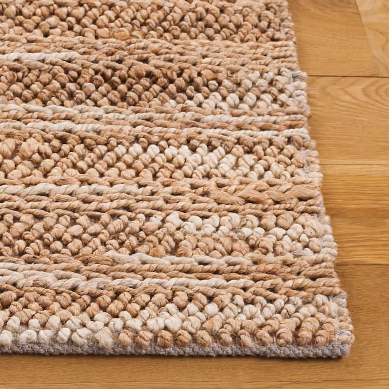 SAFAVIEH Natural Fiber Couture Sergia Modern Jute Rug