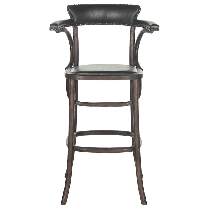 SAFAVIEH Krystle Antique Black 29-inch Bar Stool - 24Wx19Dx43H