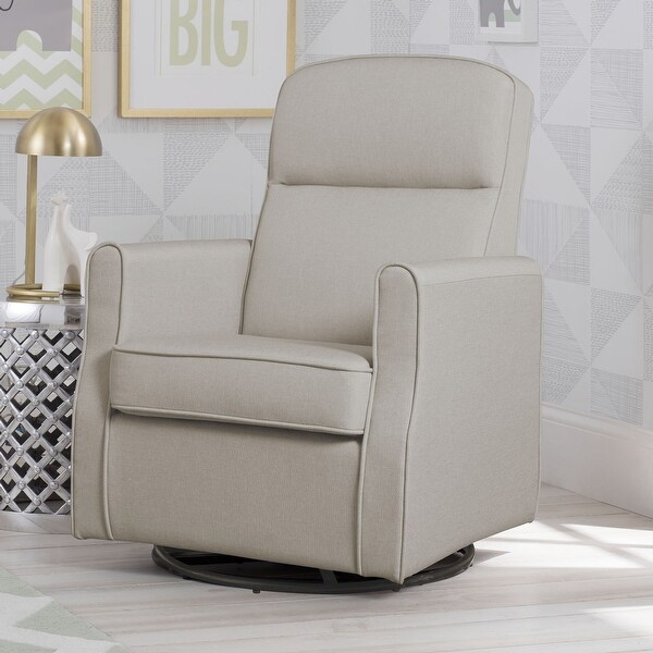 Delta Children Blair Slim Nursery Glider Swivel Rocker Chair On